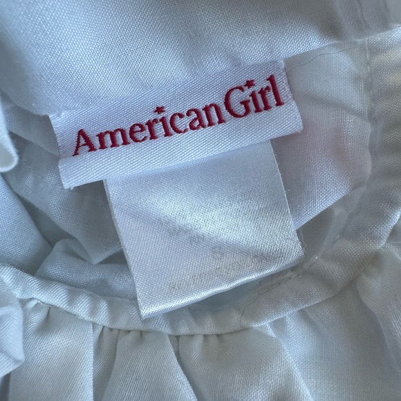 American Girl White Nightgown with Pink Accents - Picture 3 of 7